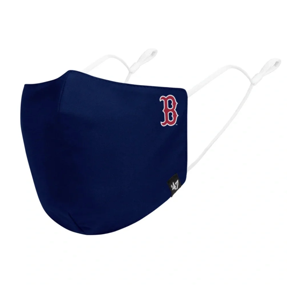 Boston Red Sox Face Mask 47 Navy Blue Face Mask OSFM One Size Fits Most NEW